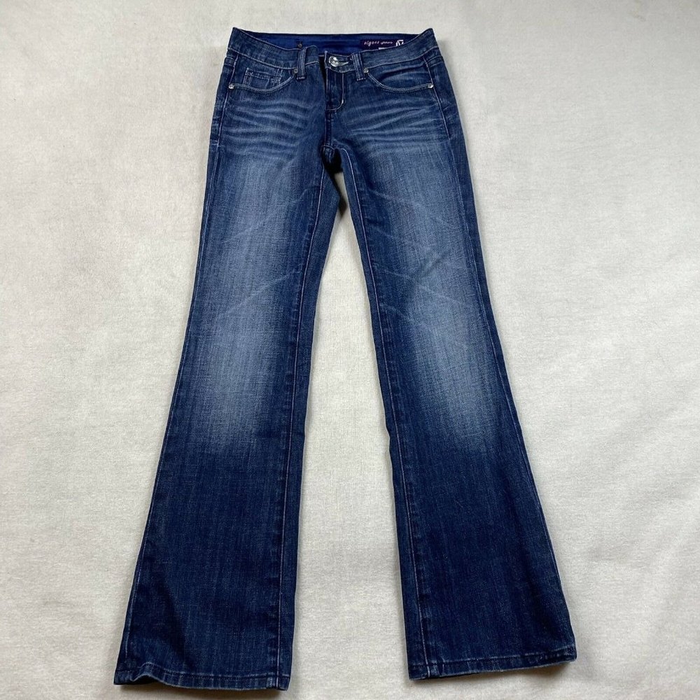 Vigoss Dark Wash Wide Leg Boot Cut Jeans Size 1